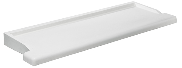 Seuil de porte béton blanc 94